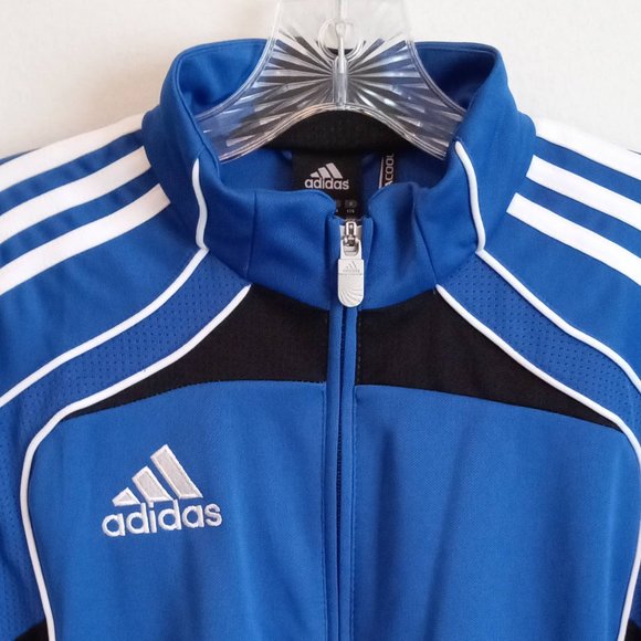 Adidas Women's Cobalt Blue,Black,White PerformanceJacket XL - Picture 4 of 13
